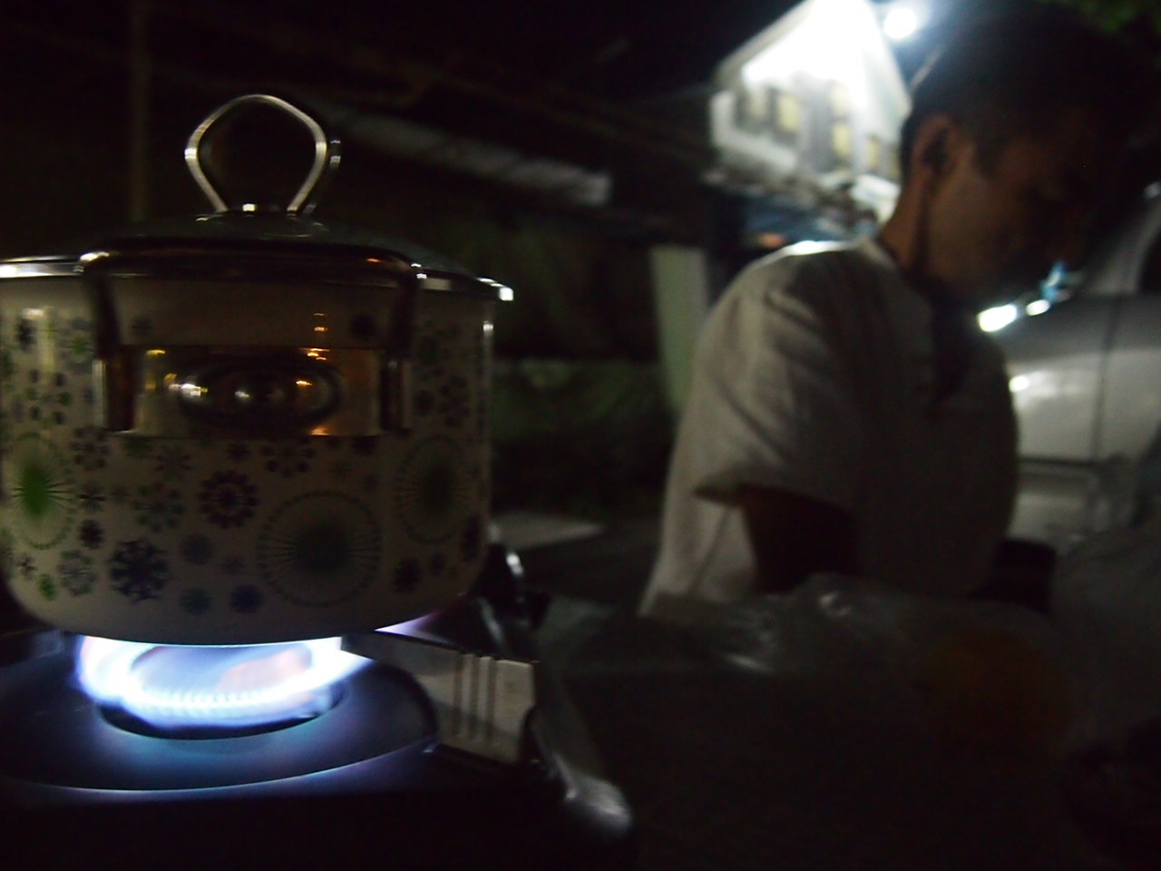 Разжиревший самурай снова в пути. Землетрясение